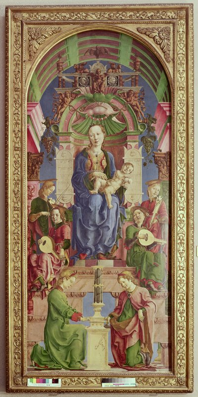 The Virgin and Child Enthroned, mid 1470s by Cosimo Tura